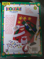 (4) Unopened Santa Felt Banner Activity Kits by Alex
