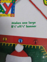 (4) Unopened Santa Felt Banner Activity Kits by Alex