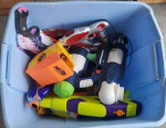 NERF * MIXED LOT OF NERF OUTSIDE TOYS