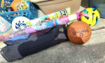 KIDS OUTSIDE SPORT LOT OF TOYS