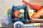 KIDS OUTSIDE SPORT LOT OF TOYS