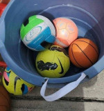 KIDS OUTSIDE SPORT LOT OF TOYS