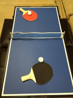 Multi Game Table Set - Air Hockey, Foosball, Table Tennis