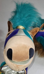 (5) New with tags - Horse Puppets dressed for jousting