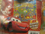 CARS play rug with one car