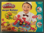 Vintage Hasbro Play-Doh Burger Builder with Twist-a-chip tool