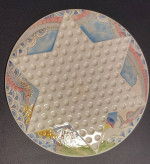 Vintage Amsbury Ceramic Chinese Checkers Dragon Board