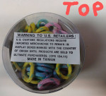 REDUCED PRICE: 8,640 (60 gross) New Friendship Fabric Ring Rings Toys