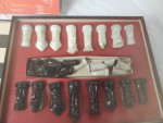 1957 Ganine Sculptured Gothic Chess Set