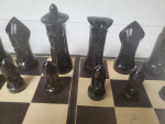 1957 Ganine Sculptured Gothic Chess Set