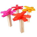 200 piece Natural Wooden Building CitiBlocs