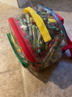 Crayons and markers