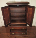 AMERICAN GIRLS DOLL's WOOD ARMOIRE - 1990's