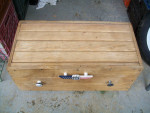 Hardwood Toy Box Full of 130 Assorted items