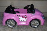 Hello Kitty Child Ride In Rechargeable Car! Hard to find toy!