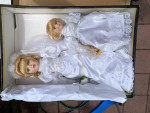 “Baby’s dream”, bride pair porcelain face dolls