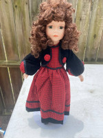 Porcelain face doll