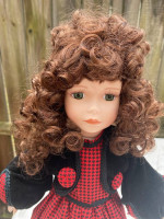 Porcelain face doll