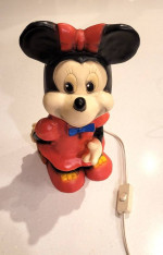 Vintage Disney Minnie Mouse Bedside Night Light