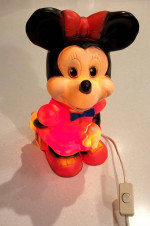 Vintage Disney Minnie Mouse Bedside Night Light