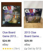 CLUE game 2013 BEACH HOUSE and MANSION Boards