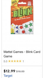 Blink Card Game By Mattel