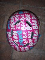 Barbie helmet, knees and elbows protection