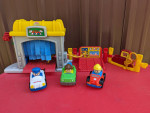Little People Car Wash Gas Pump Station