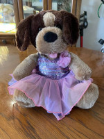 BUILD A BEAR - PUPPY IN TUTU & BEAR IN NINJA TURTLE SHIRT, TY PENGUIN