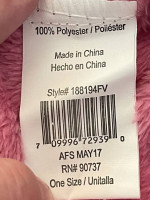 Mermaid Tail Blanket/Costume, Big Pink & White Pig Costume or Pajamas
