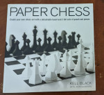 New! Paper Chess: Detachable Board and 2 Sets of Punch-Out Pieces