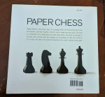 New! Paper Chess: Detachable Board and 2 Sets of Punch-Out Pieces