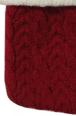 Knitted Mini Christmas Stocking with Letter "A"