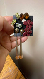 Lot of Earrings, Neclaces and Brooches