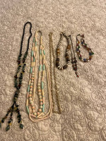 Lot of Earrings, Neclaces and Brooches