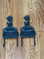 NEW Heavy-duty metal hooks-set of 2