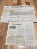 Vintage Campbell Scale Model 306 Covered Bridge