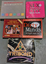 5 Party Games - Out of Context - Sex in the City - Dirty Minds - ect