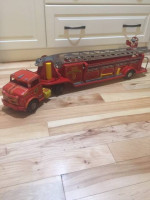 Vintage VFD Hook And Ladder Fire Truck Toy