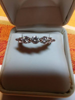 1 carat TDW 14K white gold ring