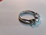 1 carat TDW 14K white gold ring