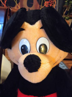 large stuffed Mickey Mouse