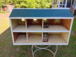 Large Vintage Wooden Handcrafted Dollhouse