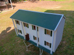 Large Vintage Wooden Handcrafted Dollhouse