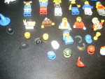 Lego's Mini Figure's Qty, 46 Plus Extra Torso, Hats, Helmets, and More