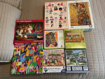 $6 Each or $40 for 7 Excellent Quality 1000 Piece Puzzles (Santa Sold)