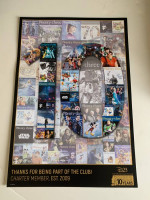 D23 charter member exclusive limited edition poster. Celebrating 10 yr