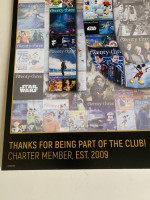 D23 charter member exclusive limited edition poster. Celebrating 10 yr