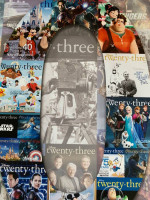 D23 charter member exclusive limited edition poster. Celebrating 10 yr