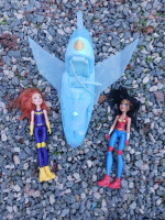 Mattel - DC Super Hero Girls 12" Dolls with WW Invisible Plane